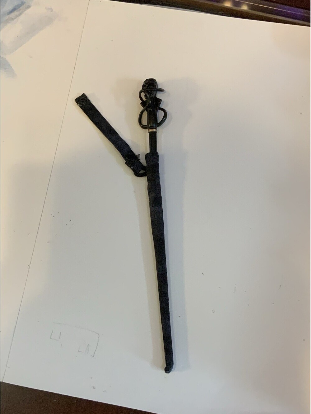 Official Universal Studios Harry Potter Death Eater Swirl Wand - Resin Replica